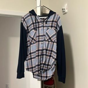 Flannel Button Up Jacket